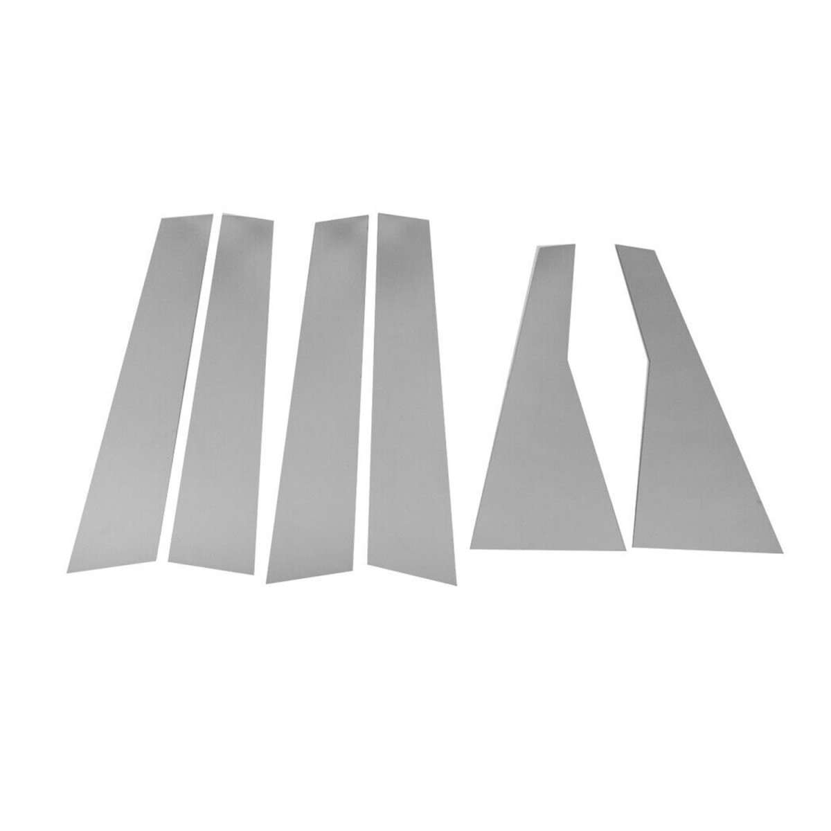 Honda CR-V Pillar Trims - Omac - S.Steel - Gloss Silver - 2017-2022